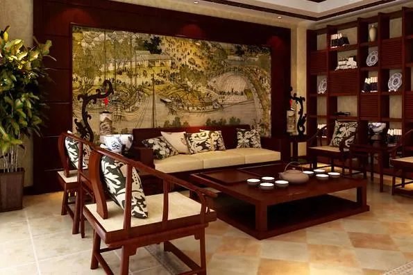 中式风格装修效果图大全 穿越明清的书香灵感