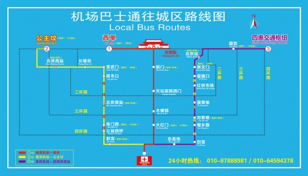 南苑机场行车路线指引，南苑机场巴士路线