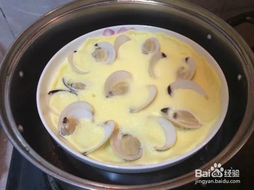 白蛤蒸蛋的做法