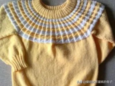 两种颜色的毛衣编织方法？