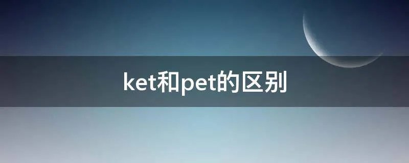 ket和pet的区别